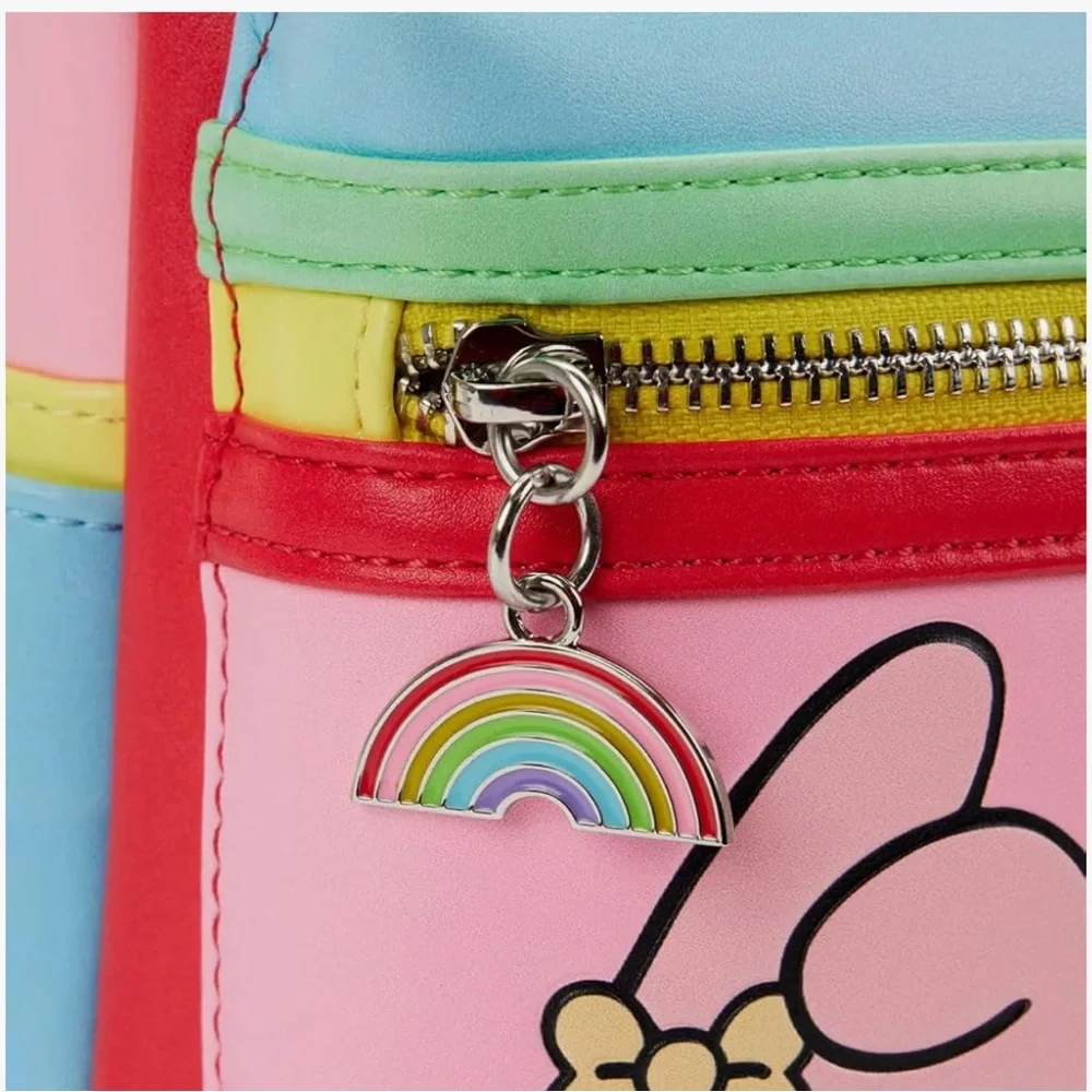 LOUNGEFLY Sanrio Hello Kitty And Friends Color Block Backpack 10 3/16in